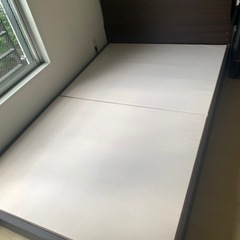 セミダブルヘッドボード付きベッド　セミダブルN- sleepマットレス