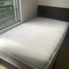セミダブルヘッドボード付きベッド　セミダブルN- sleepマットレス