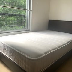 セミダブルヘッドボード付きベッド　セミダブルN- sleepマットレス