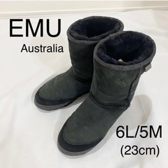 【ネット決済】EMU ムートンブーツ　黒