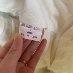 ficce ホワイトデニム　Lサイズ