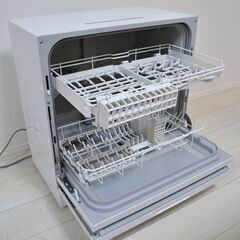 賃貸OK　食洗機と底上げ台のセット　　2018年製　NP-TH2-W 賃貸OK 食洗機と底上げ台のセット 2018年製 NP-TH2-W