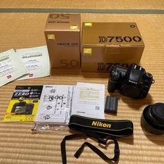 【ネット決済・配送可】NIKON d7500ボディ　　AF-S5...