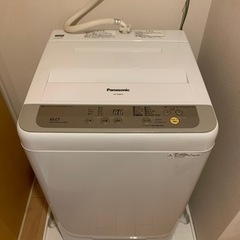 【洗濯機】6kg用 パナソニック洗濯機　5000円