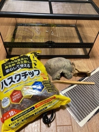 爬虫類飼育セット ケージ ヒーター