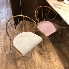 高級な大理石風の店舗用テーブルと椅子セット