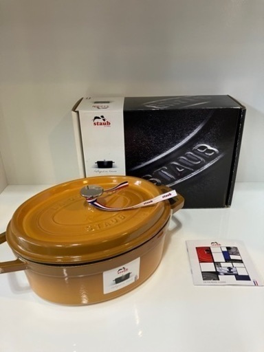 11/20値下げ致しました！⭐未使用⭐STAUB ストウブ ピコ ココット オーバル 27cm 鍋 両手鍋 ホーロー  staub