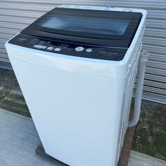【ネット決済・配送可】アクア　洗濯機　AQW-BK50G　201...