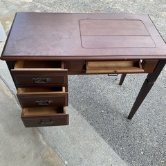 アンティーク ミシン台 作業机 昭和レトロ 