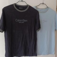 カルバンクライン　Tシャツ二枚セット　黒　水色　Calvin K...