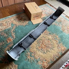 純正ワイドハイエースリアバンパーステップなしパールホワイト