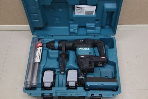 マキタ(Makita) 充電式ハンマ 40Vmax4Ah バッテリ2本・充電器・ケース付 HM001GRMX (D4555krxwY)