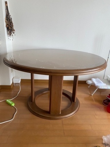 カリモク  丸型 テーブル 中古テーブル
