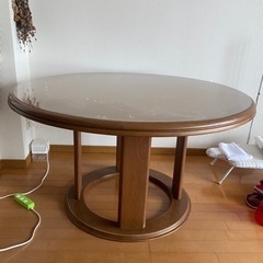 カリモク  丸型 テーブル 中古テーブル 