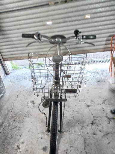 自転車中古 miyata Cafe 内装3段変速 オートライト ステンレスカゴ鍵