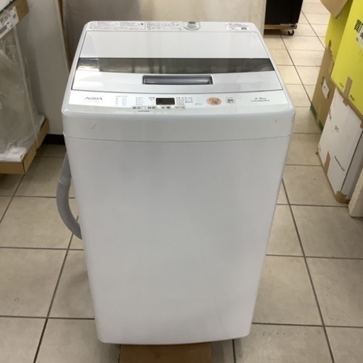 【美品】洗濯機　2018年製　AQUA AQW-S45E
