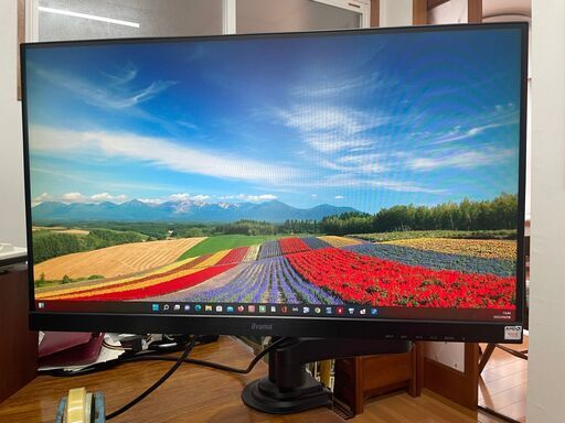 PCモニター27インチ、iiyama pl2730H（ G2730HSU-B1）とモニターアーム付きです（ AMD FreeSync対応