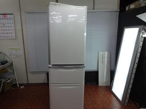 ID 124110　冷蔵庫　３ドア　三菱　370L　２０２０年製　MR-C37E-W