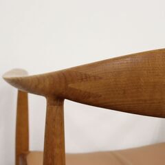 【ヤ取終了9/16】≪J629ジ≫Hans J.Wegner/ハンス・J・ウェグナー The Chair/ザ・チェア PP MOBLER 95 オーク材/本革 希少/レア ヴィンテージ/インテリア