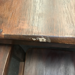 取引場所　南観音　V2209-200 値下げしました　ダイニングテーブル　イス6脚セット　キズ有り