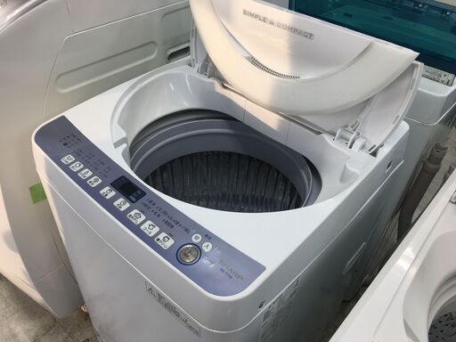 洗濯機の分解クリーニング行っています！配送設置込み シャープ7.0K洗濯機　2015年製　分解クリーニング済！！