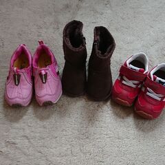 女の子向き 子ども靴 ３足セット