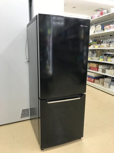 ハイセンス 2ドア冷蔵庫 150L 2020年製 HR-D15CB 中古品