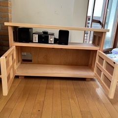 赤松無垢材テレビ台