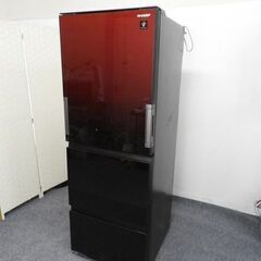 シャープ/SHARP SJ-GW35F-R プラズマ 冷蔵庫 350L どっちもドア 3ドア