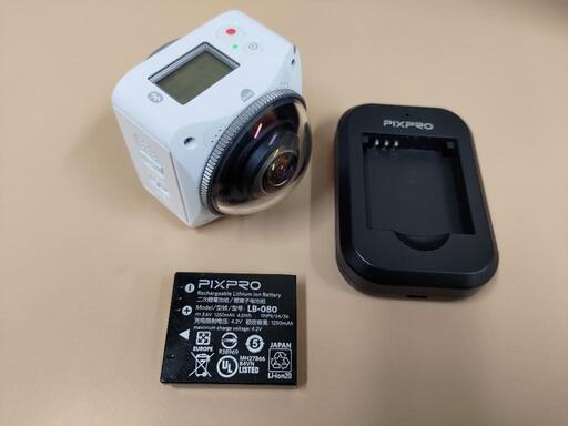 アクションカメラ　Kodak 4K vr360 pixpro