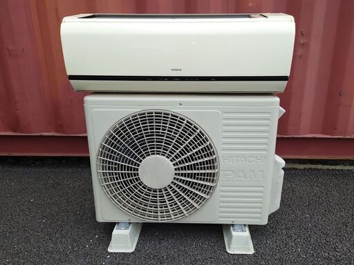 中古　日立エアコン　しろくまくん　ＲAS－ＪT２８ＢE９ 100V １０～１２畳用 説明書・背板あり