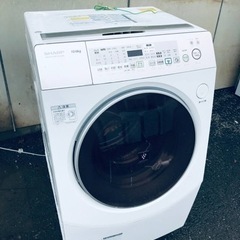 ET2740番⭐️ 10.0kg⭐️ SHARPドラム式電気洗濯乾燥機⭐️ 