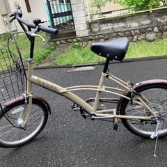 20型変速6段階　コンパクトな自転車