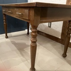 アンティーク　木製テーブル