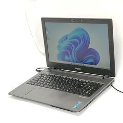 保証付 高速SSD Wi-Fi有 15.6型 ノートパソコン EPSON NJ3900E 中古良品 第