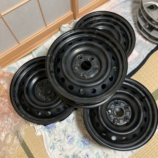 16インチ鉄ホイール　おまけもあります。