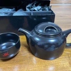 【成約済】ブラックの茶器セット　未使用品です💕