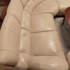 カリモク 4人掛けソファ オットマン付き　20日迄　値下します20日迄