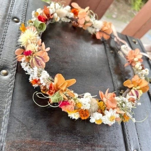 花かんむり　ペット ドール(お人形)ベビー キッズ 花嫁 七五三 ハーフバースデー ファーストバースデー