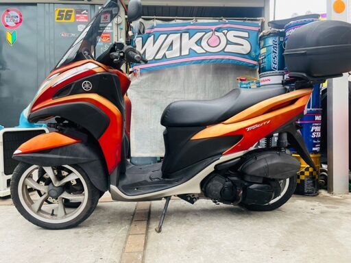 ☆実動！ヤマハ トリシティ125 ロングスクリーン・BOX付 ウーバー