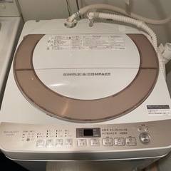 〖引き取り手 見つかりました〗SHARP 洗濯機 ES-KS70T