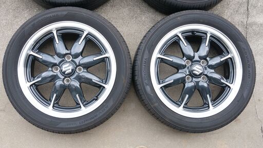 エンケイ 165/55R15インチ★アルトワークス HA36S ターボRS ホイールタイヤセット N-BOX タント デイズ ムーヴ ミラ ★ ヨコハマ