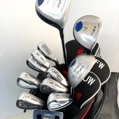 【SOLD OUT】◆Wilson ウィルソン◆ゴルフクラブ 全12本セット＋ 超美品 IGNIO キャディバッグ付き