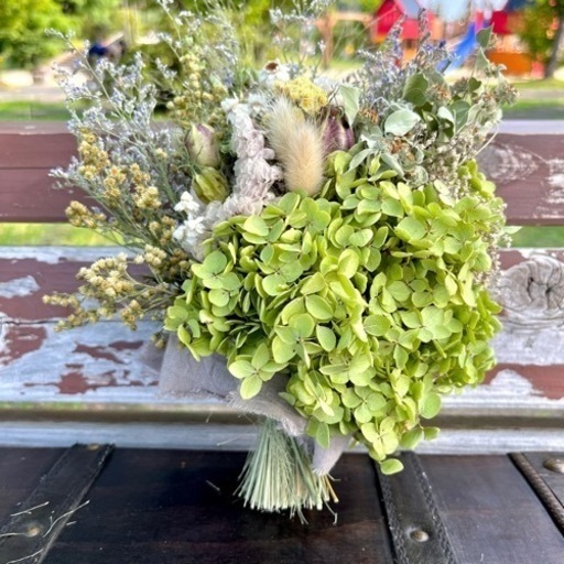 アナベル紫陽花　スワッグ　td アナベル紫陽花 スワッグ td