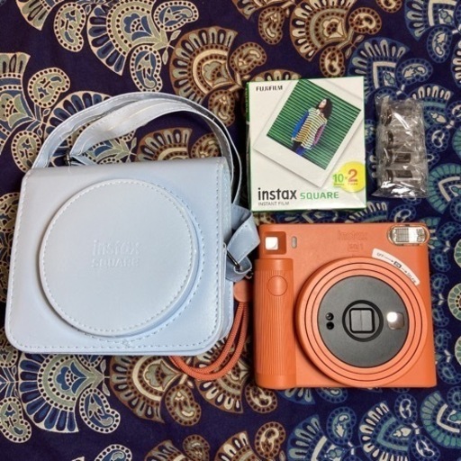 instax SQUARE SQ1 テラコッタオレンジ チェキ