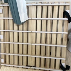 【9月中】桐すのこベッド　2つ折式