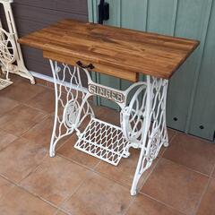ミシン脚テーブル singer② - 家具 