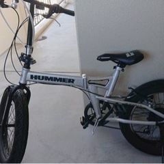 宜しくお願いいたしますHUMMER(ハマー) 折りたたみ式自転車⭐︎八尾市引き取り限定⭐︎