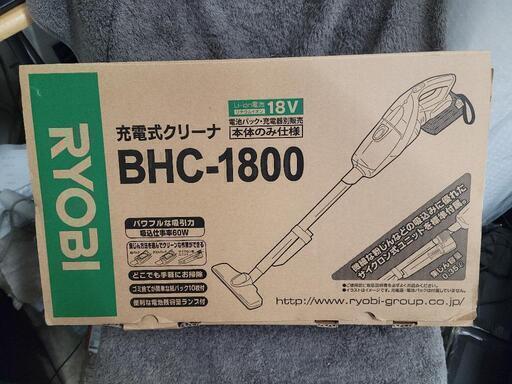【SALE】18,600⇒16,800　RYOBI　バッテリー付き充電式クリーナー　BHC-1800　中古　リサイクルショップ宮崎屋住吉店22.9.9ｙ