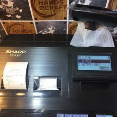 SHARP 電子レジスタ XE-A307 動確済み】SHARP 電子レジスタ XE-A307-W 16部門 レジスター